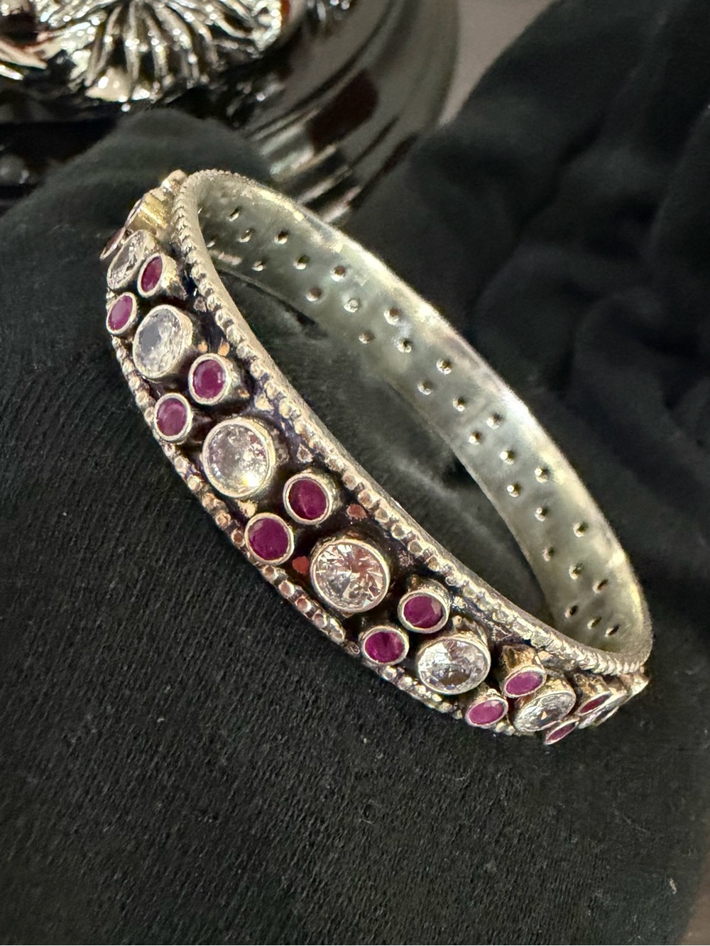 Sterling silver bangle bracelet